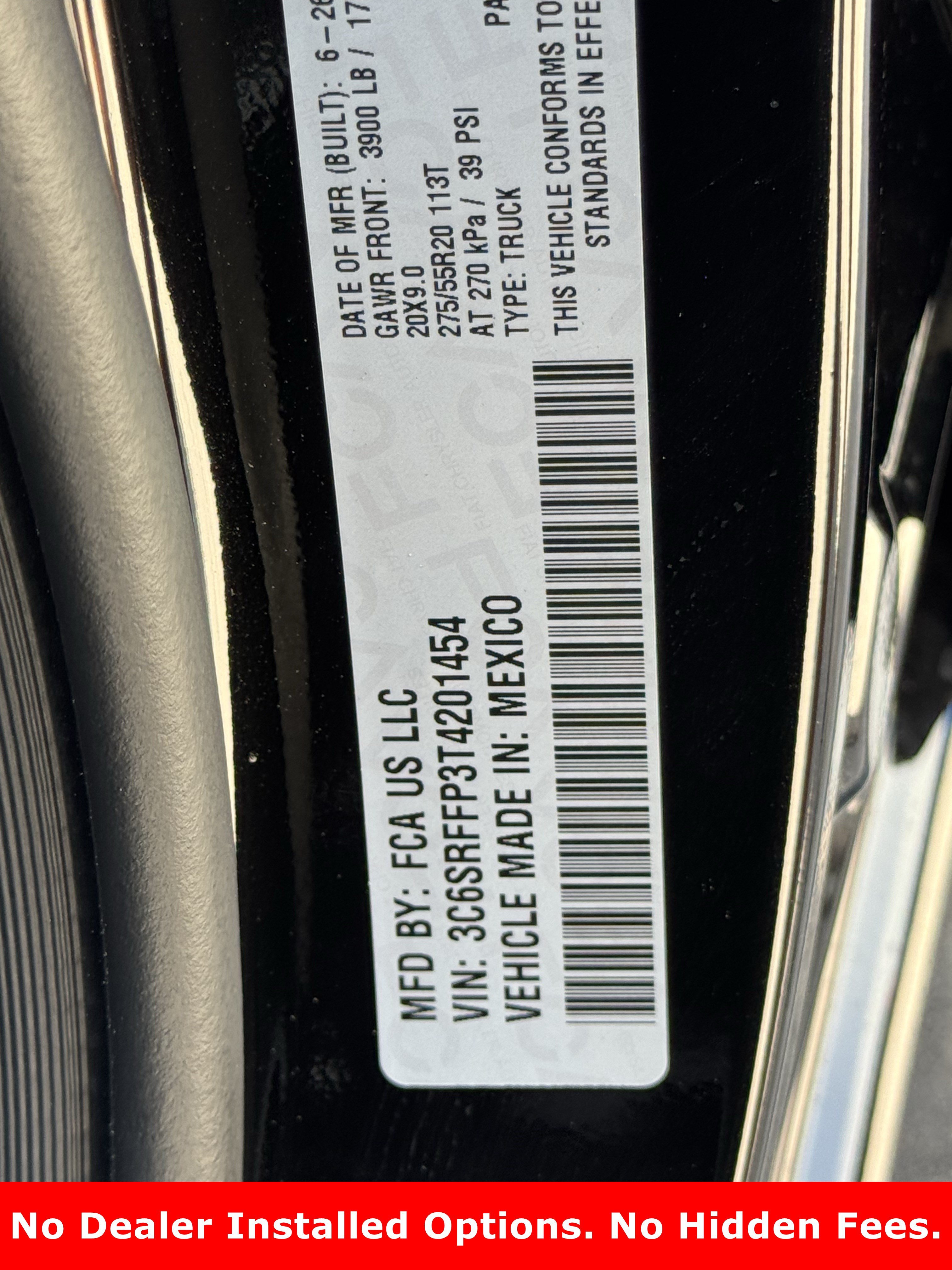 New 2026 Diamond Black Crystal Pearl-Coat Exterior Paint RAM Lone Star image 19