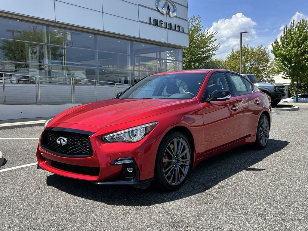 Certified Used 2024 Red INFINITI Red Sport 400 image 1