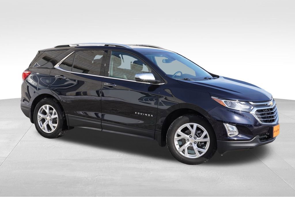 Certified 2021 Chevrolet Equinox Premier with VIN 2GNAXXEV4M6143017 for sale in Lakeville, MN