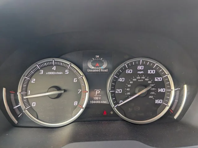 Used 2015 Crystal Black Pearl Acura 3.5L Technology Package image 13