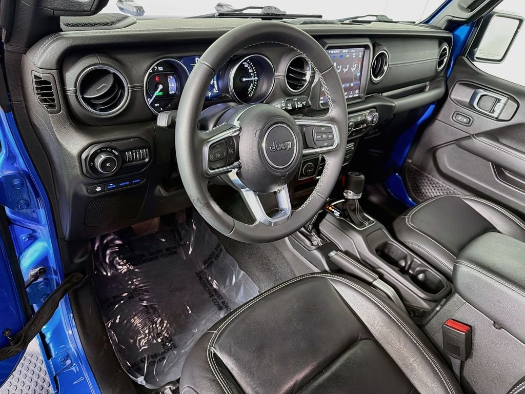 Used 2022 Blue Jeep Unlimited Sahara 4xe image 9