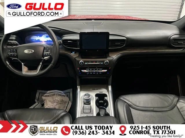Certified Used 2020 Rapid Red Metallic Tinted Clearcoat Ford Platinum image 11