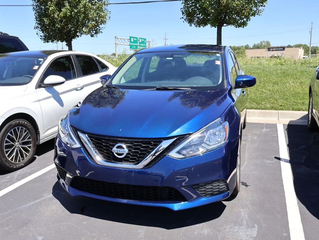 Used 2019 Deep Blue Pearl Nissan SV image 1
