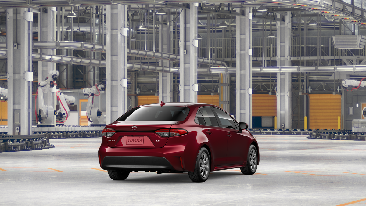 New 2026 Ruby Flare Pearl Toyota LE image 9