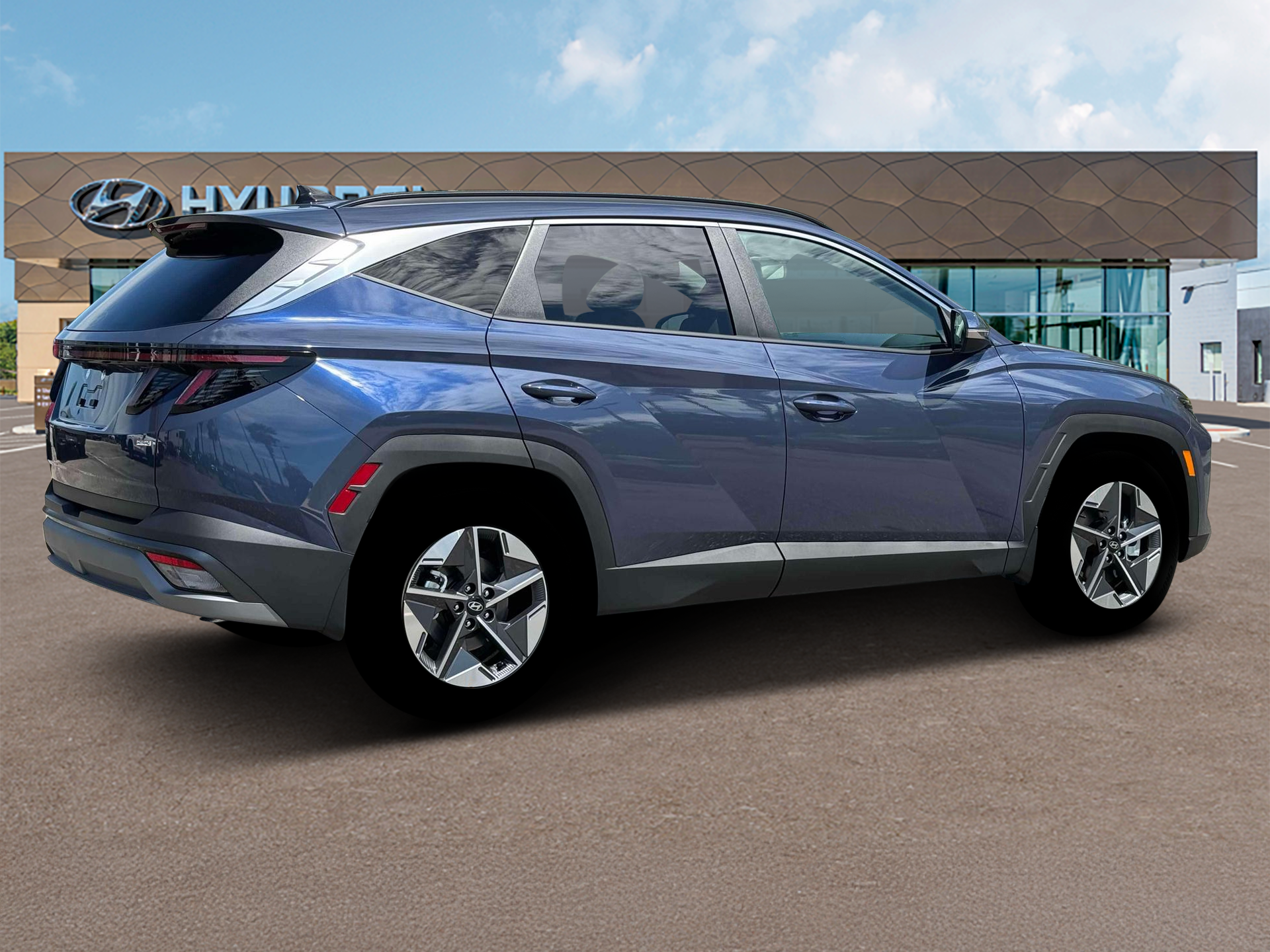 New 2026 Atlantis Blue Hyundai SEL Premium AWD image 8