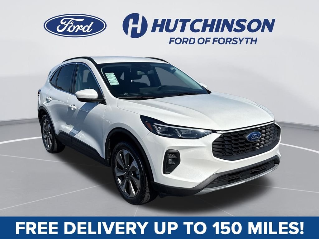 White Metallic 2025 Ford Escape Hybrid Platinum AWD SUV / Crossover All-Wheel Drive