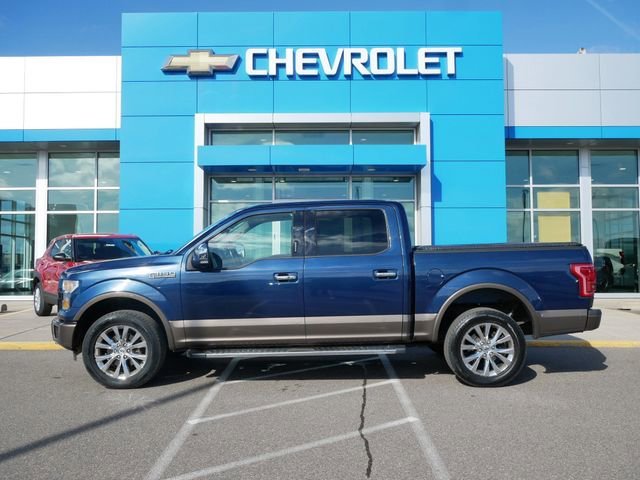 Used 2016 Ford F-150 Lariat with VIN 1FTEW1EF0GKE45540 for sale in Roseville, Minnesota