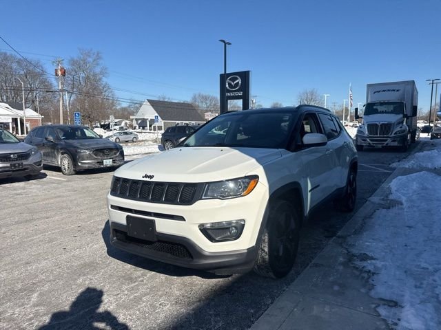 Used 2021 White Clearcoat Jeep Latitude image 6