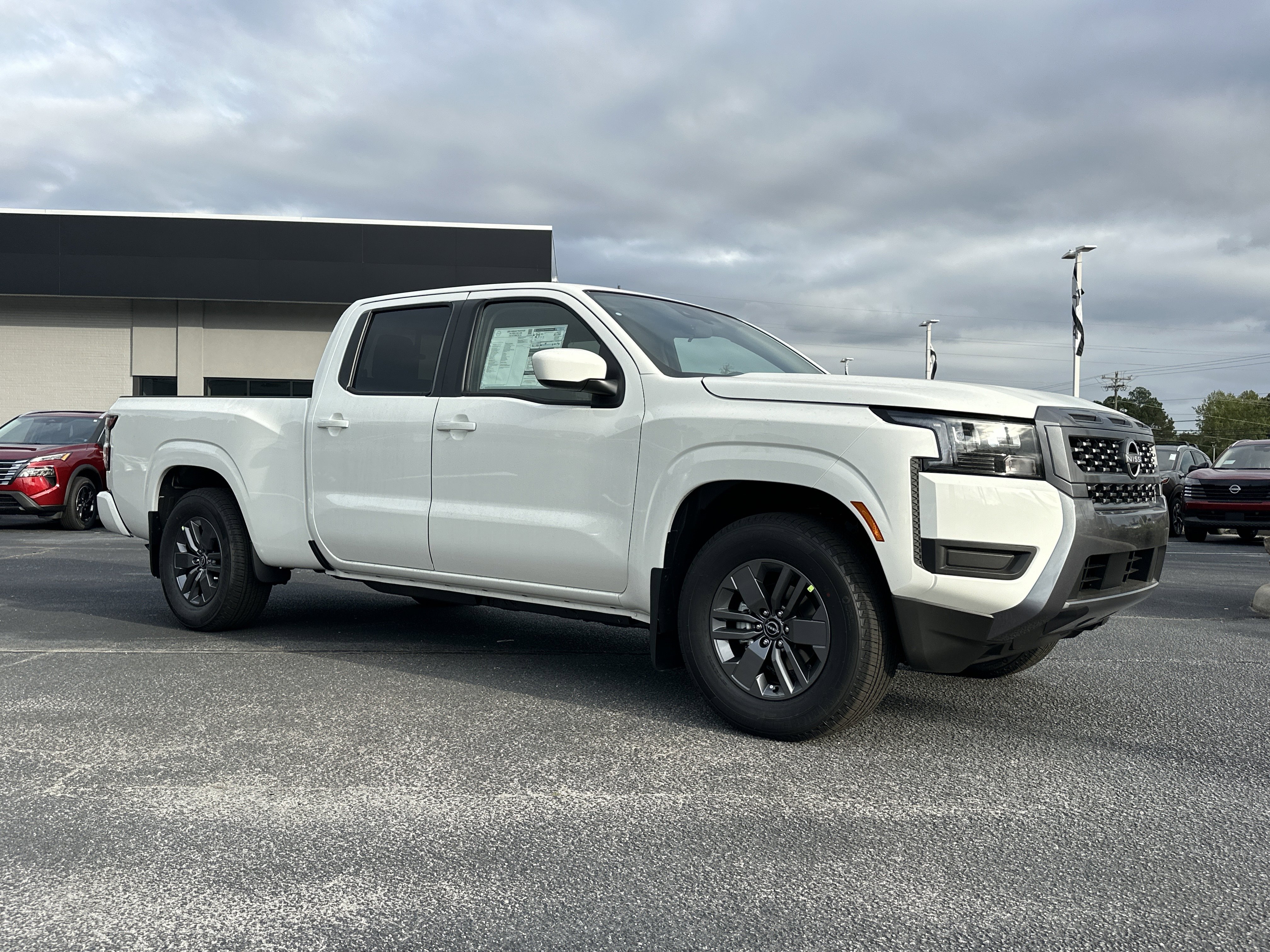 New 2026 Glacier White Nissan Crew Cab SV Long Bed image 2