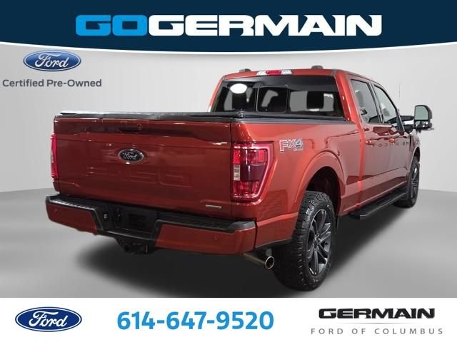 Certified Used 2023 Hot Pepper Red Metallic Tinted Clearcoat Ford XLT image 7