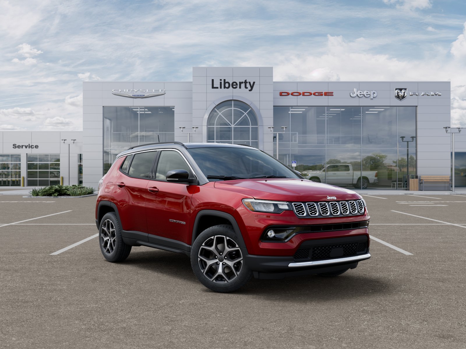New 2026 Red Hot Pearl-Coat Exterior Paint Jeep Limited image 36