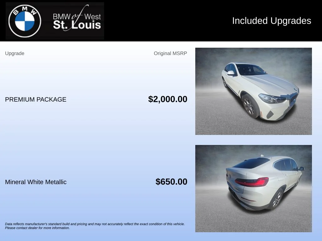 Used 2025 White BMW xDrive30i image 2