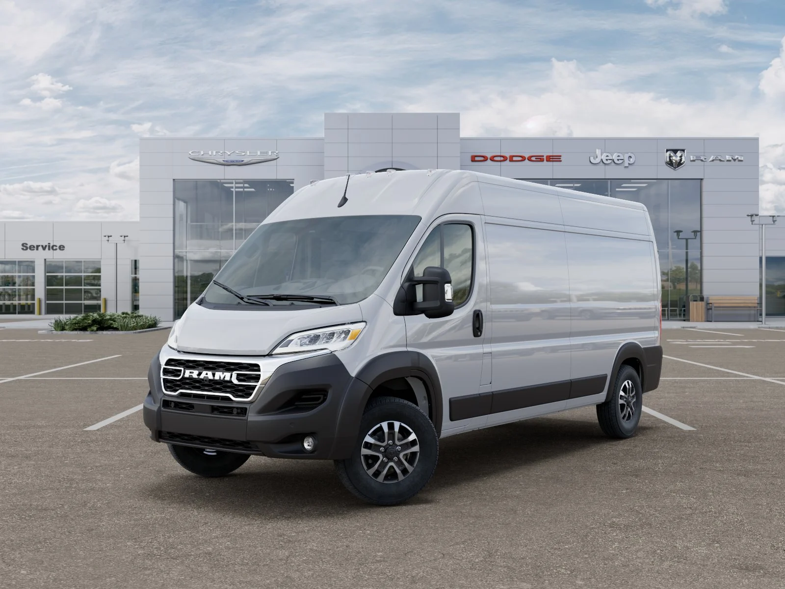 New 2026 Bright White Clearcoat RAM High Roof image 29