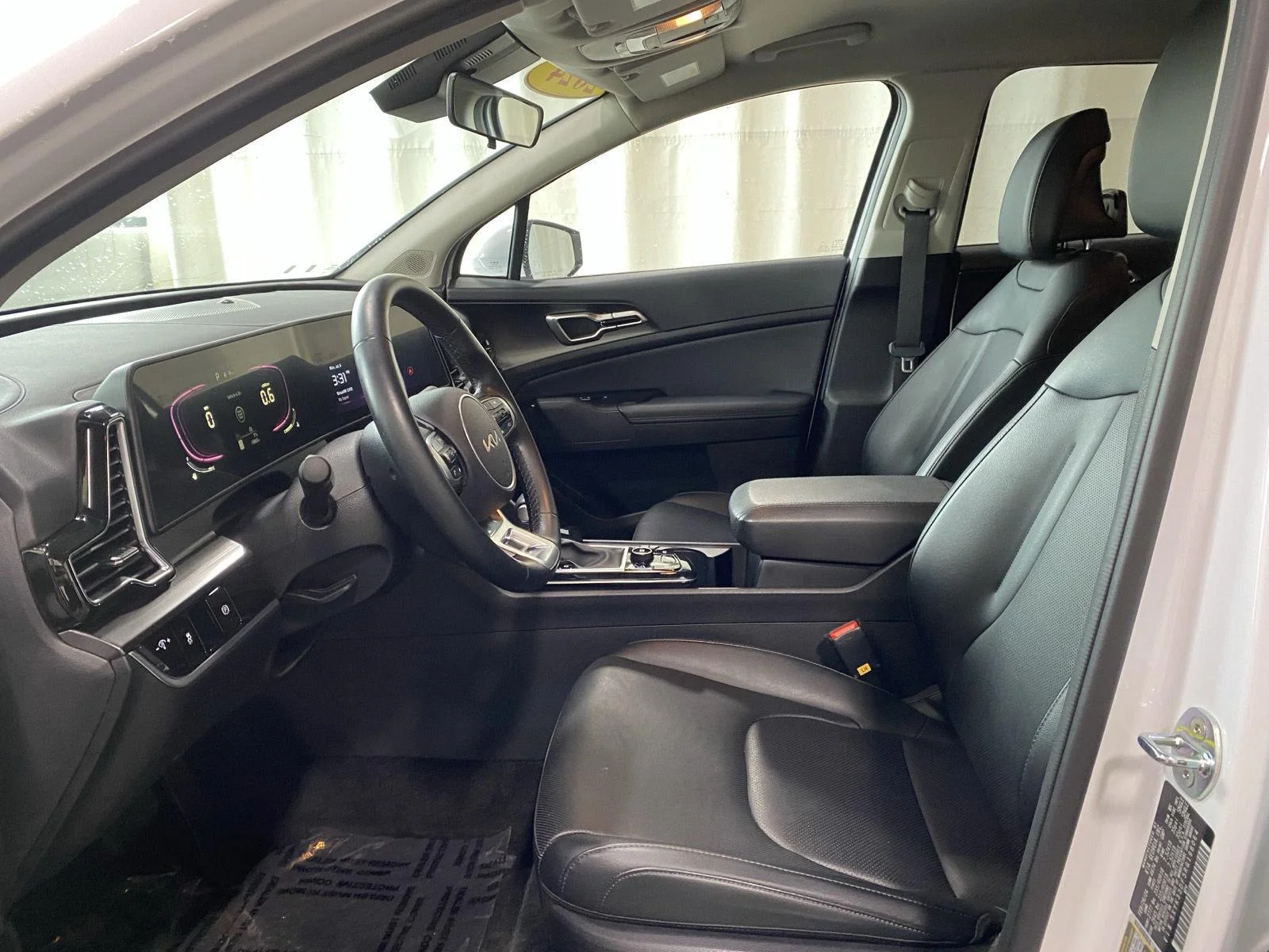 Used 2024 Glacial White Pearl Kia EX image 16