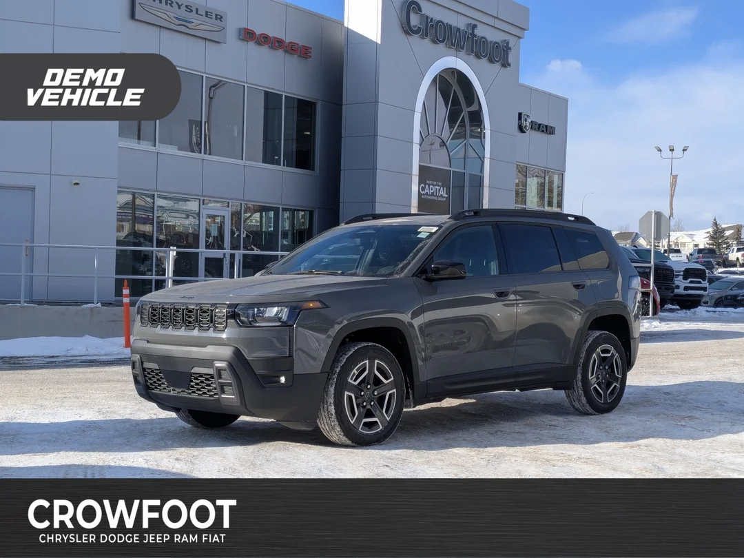 New 2026 Grey Jeep Laredo - - 4x4 - Adaptive Cruise - 12.3 Display - Heated Seats/Wheel - Remote Start & More! image 1