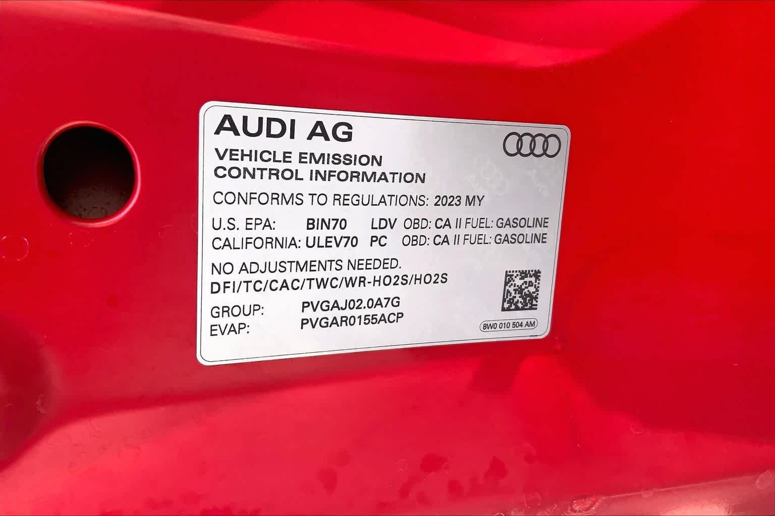 Used 2023 Tango Red Metallic Audi S line Premium Plus image 33