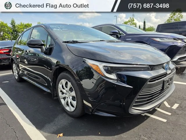Used 2023 Midnight Black Metallic Toyota LE image 3