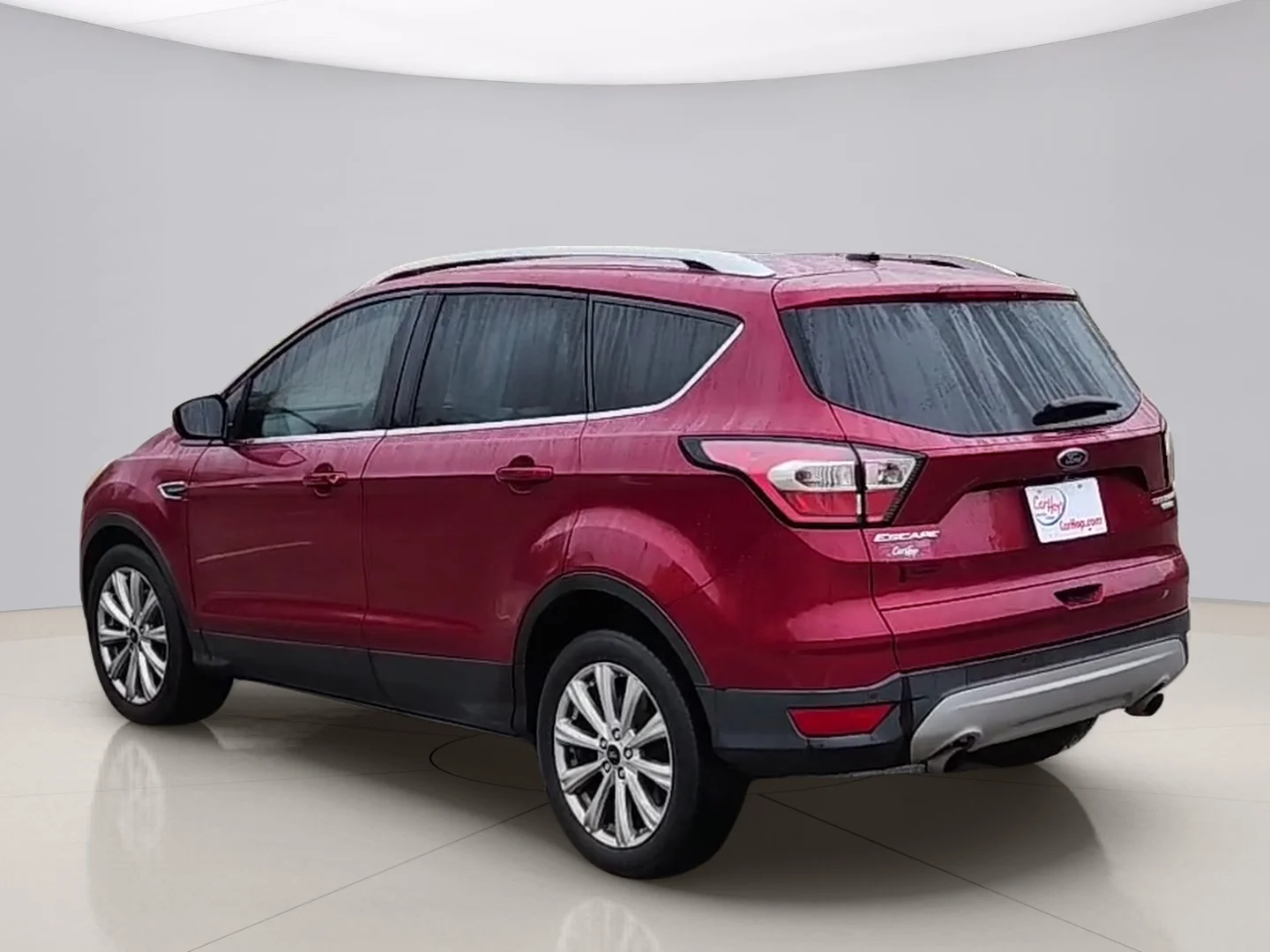 Used 2017 Red Ford TITANIUM image 3