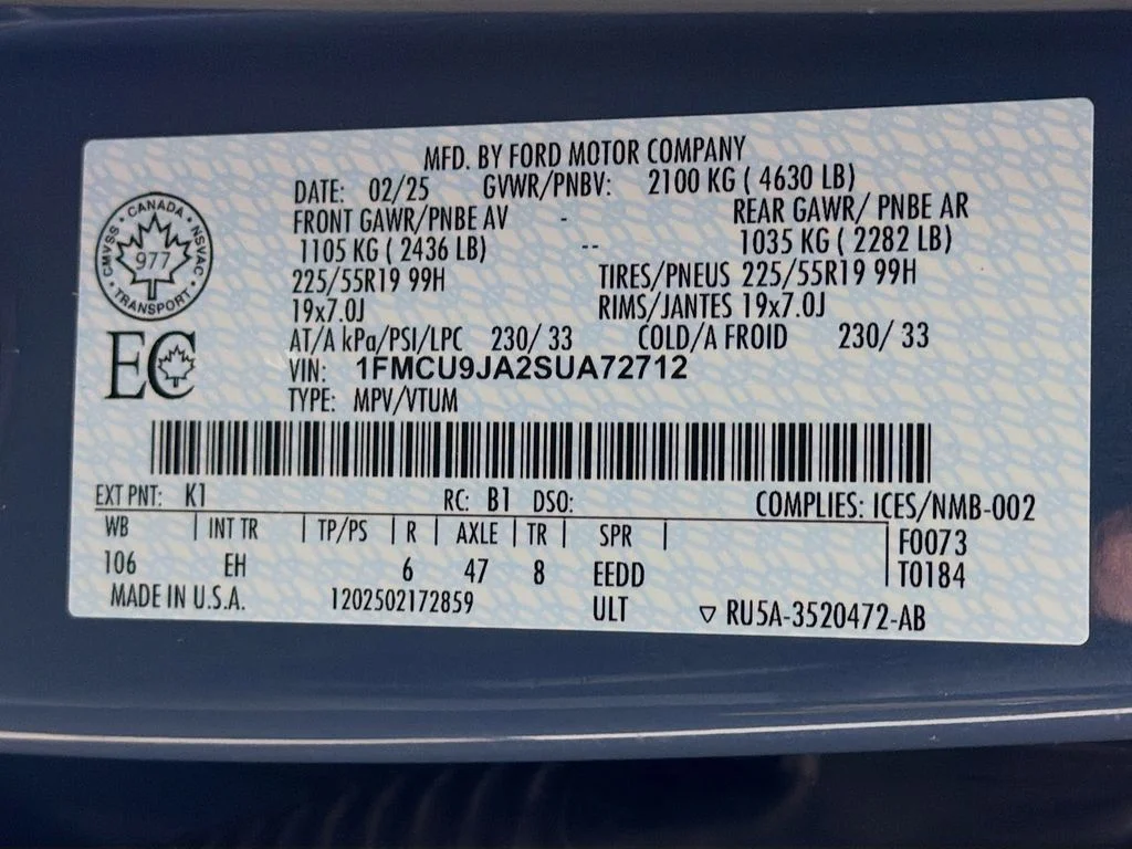 Used 2025 Blue Ford Platinum image 28