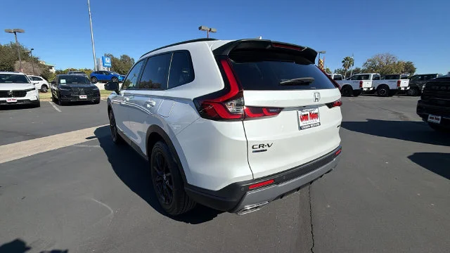 New 2027 Platinum White Pearl Honda Sport-L Hybrid AWD image 6
