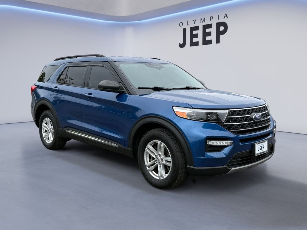 Used 2021 Blue Ford XLT image 8