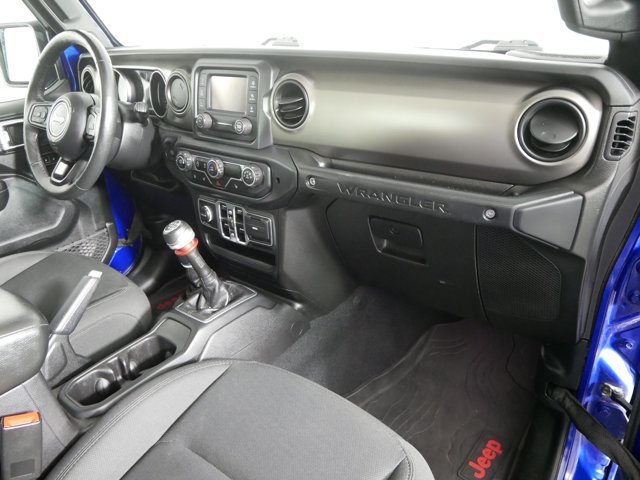 Used 2018 Ocean Blue Metallic Clearcoat Jeep Sport S image 17