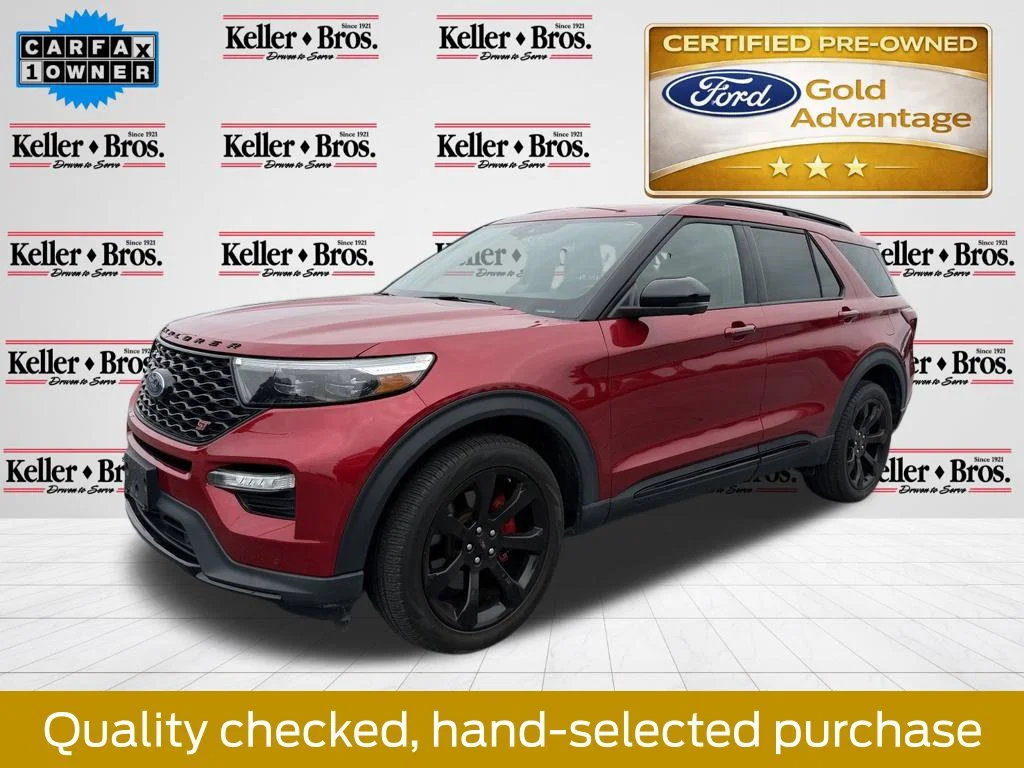 Certified Used 2023 Rapid Red Metallic Tinted Clearcoat Ford ST image 4