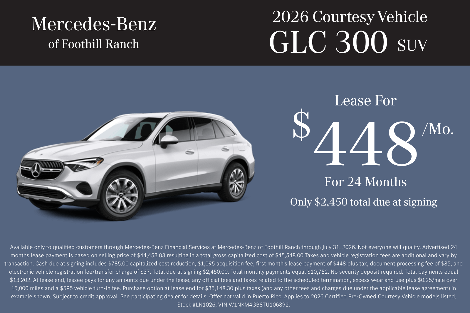 Certified Used 2025 White Mercedes-Benz GLC 350e image 4