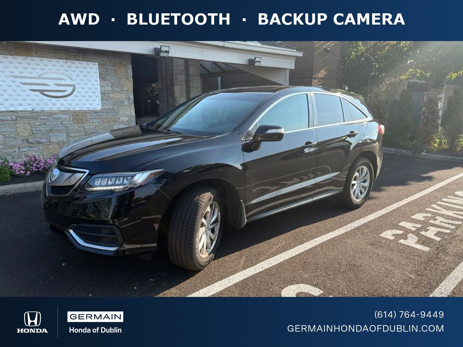 Used 2018 Crystal Black Pearl Acura Base image 1