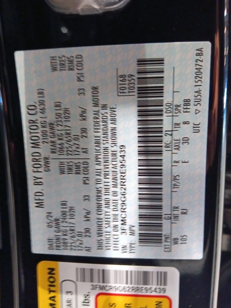 Used 2024 Shadow Black Ford Heritage image 3