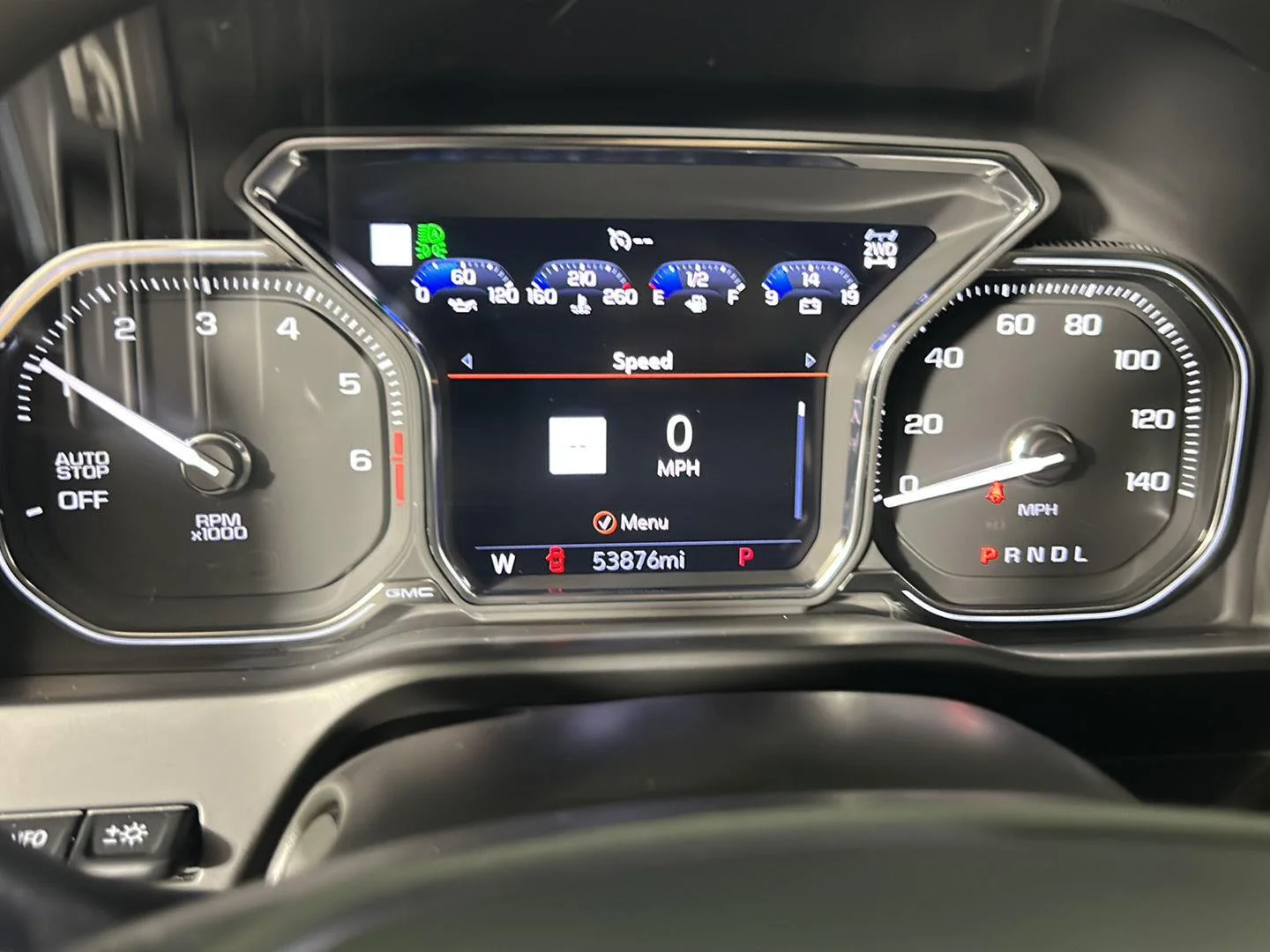 Used 2021 Dark Sky Metallic GMC AT4 image 17