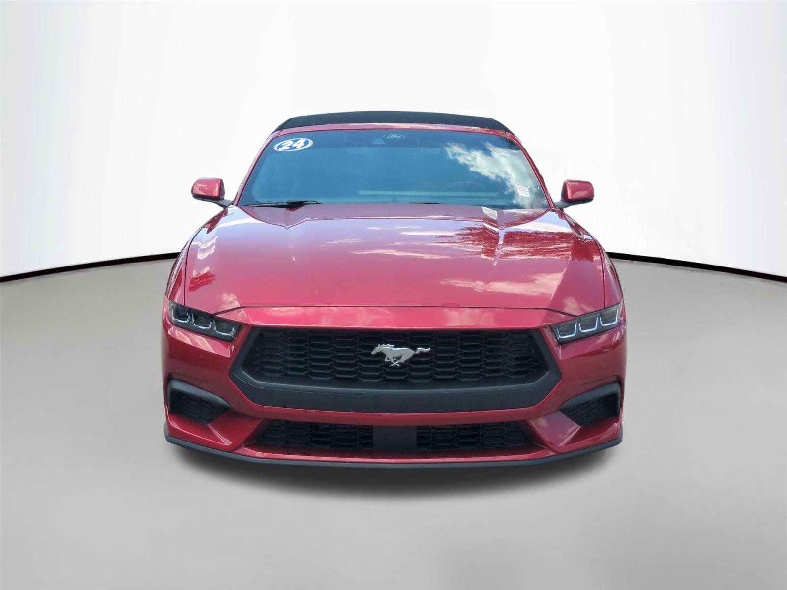 Used 2024 Rapid Red Metallic Tinted Clearcoat Ford EcoBoost Premium image 8