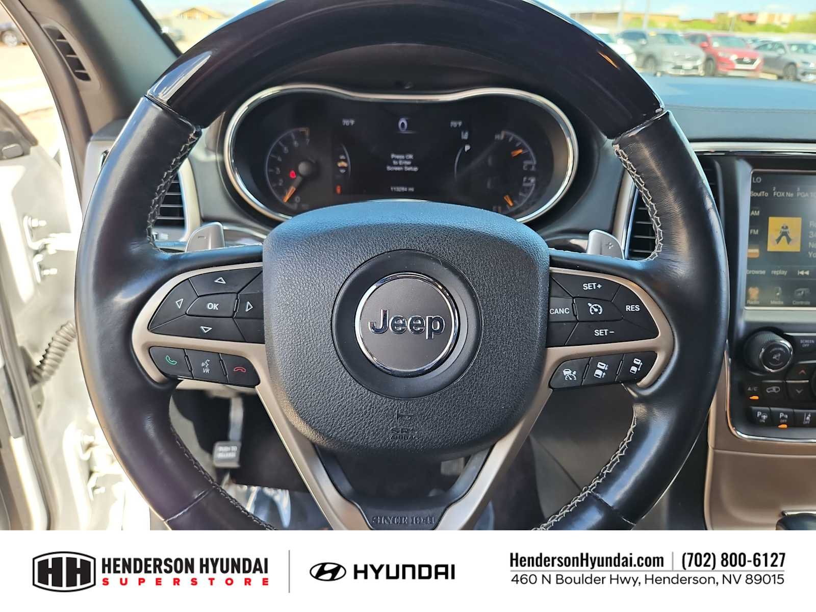 Used 2017 Ivory 3-Coat Jeep Overland image 23