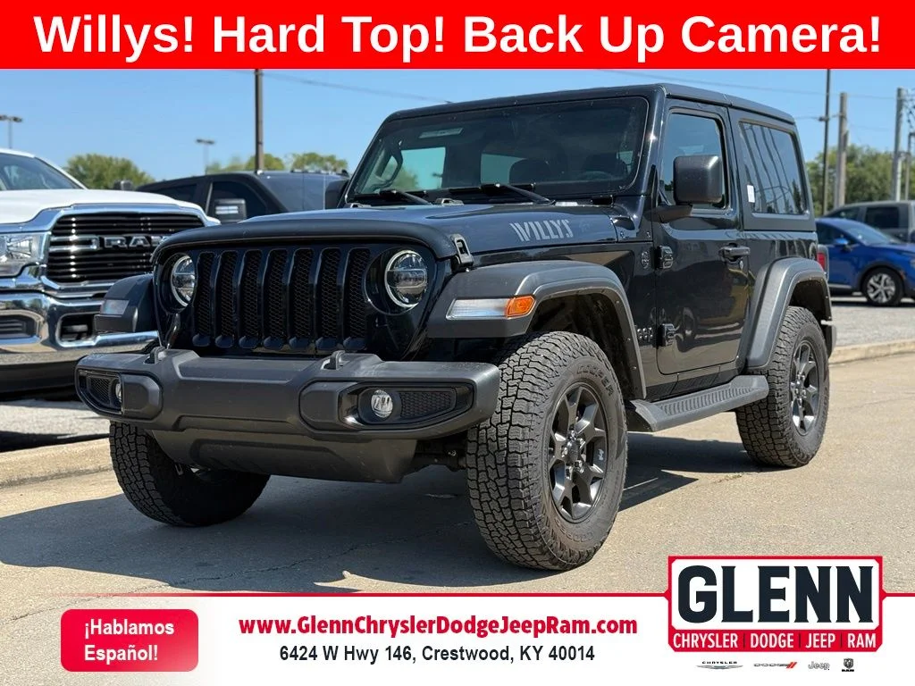Used 2022 Black Jeep Willys image 1