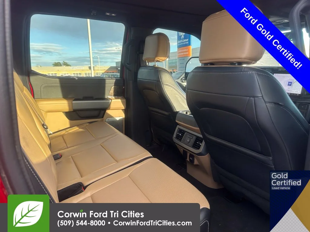 Used 2024 Red Metallic Ford Lariat image 3