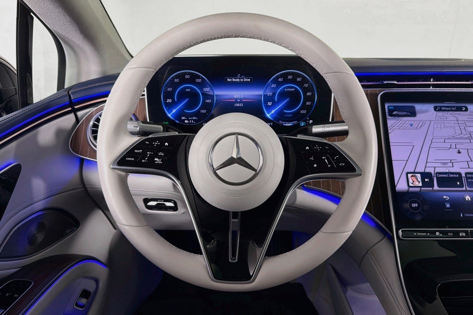 Certified Used 2023 Obsidian Black Metallic Mercedes-Benz EQS 450+ image 19