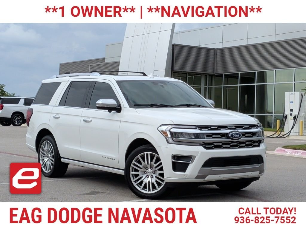 Used 2022 White Ford Platinum image 1