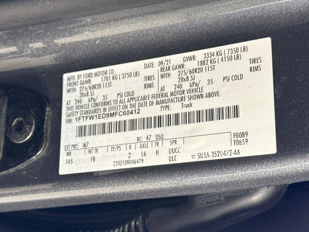 Used 2021 Carbonized Gray Metallic Ford XLT image 32