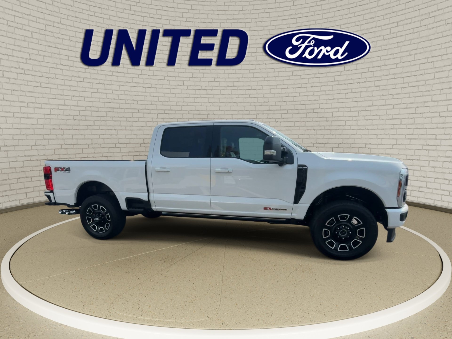 New 2026 Star White Metallic Tri-Coat Ford F-350® Platinum® image 2