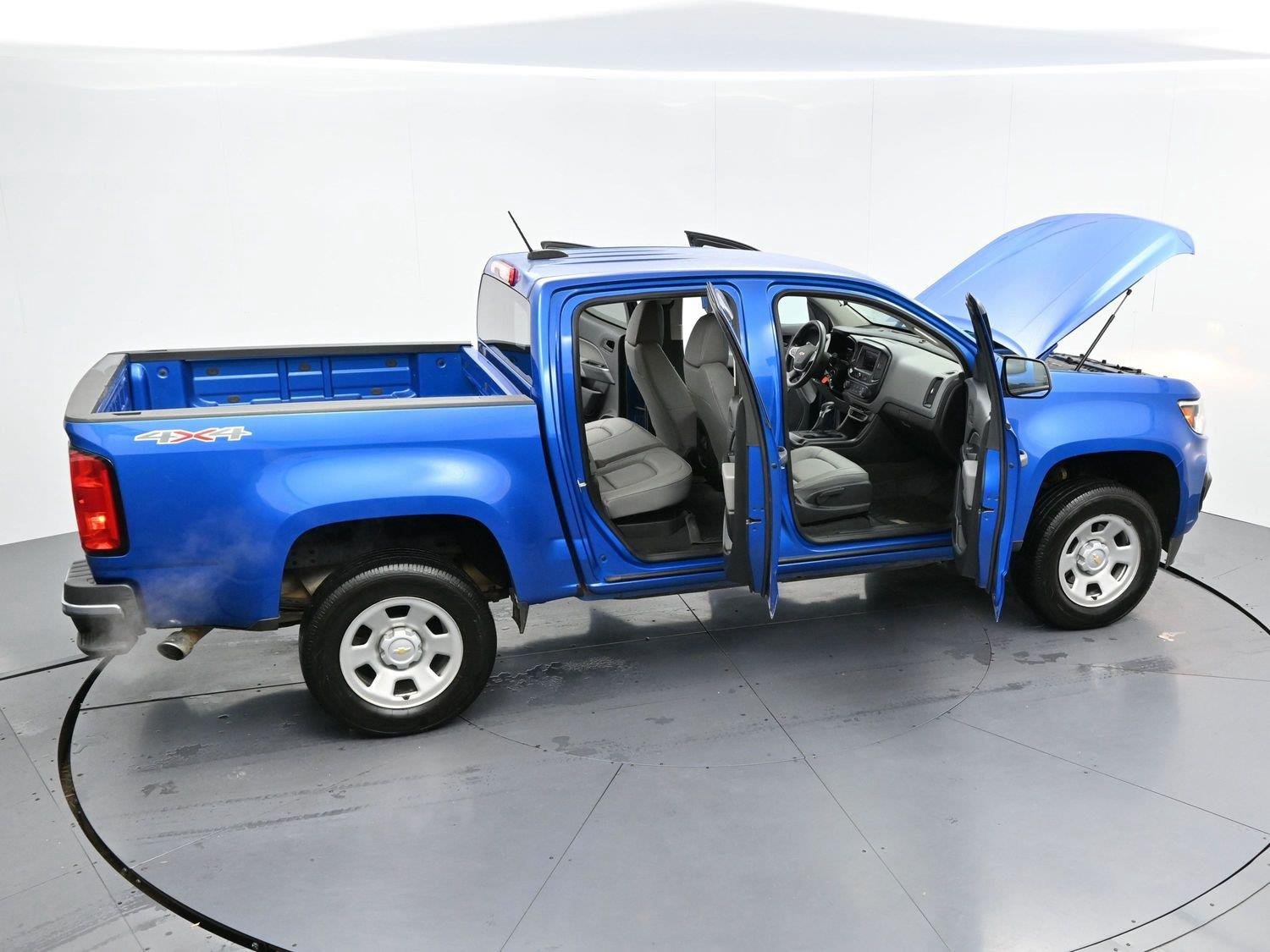 Used 2022 BRIGHT BLUE METALLIC Chevrolet 4WD Work Truck image 34