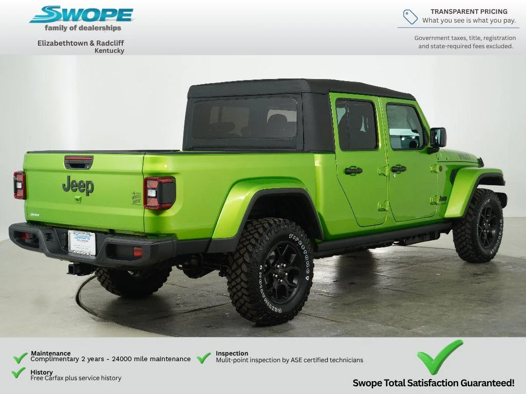 New 2026 Mojito Exterior Paint Jeep Willys image 3