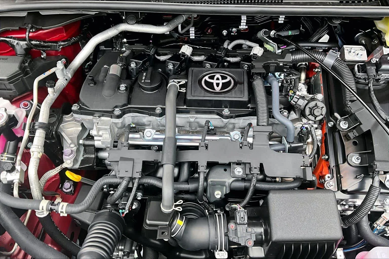 New 2026 Ruby Flare Pearl Toyota Hybrid LE image 18