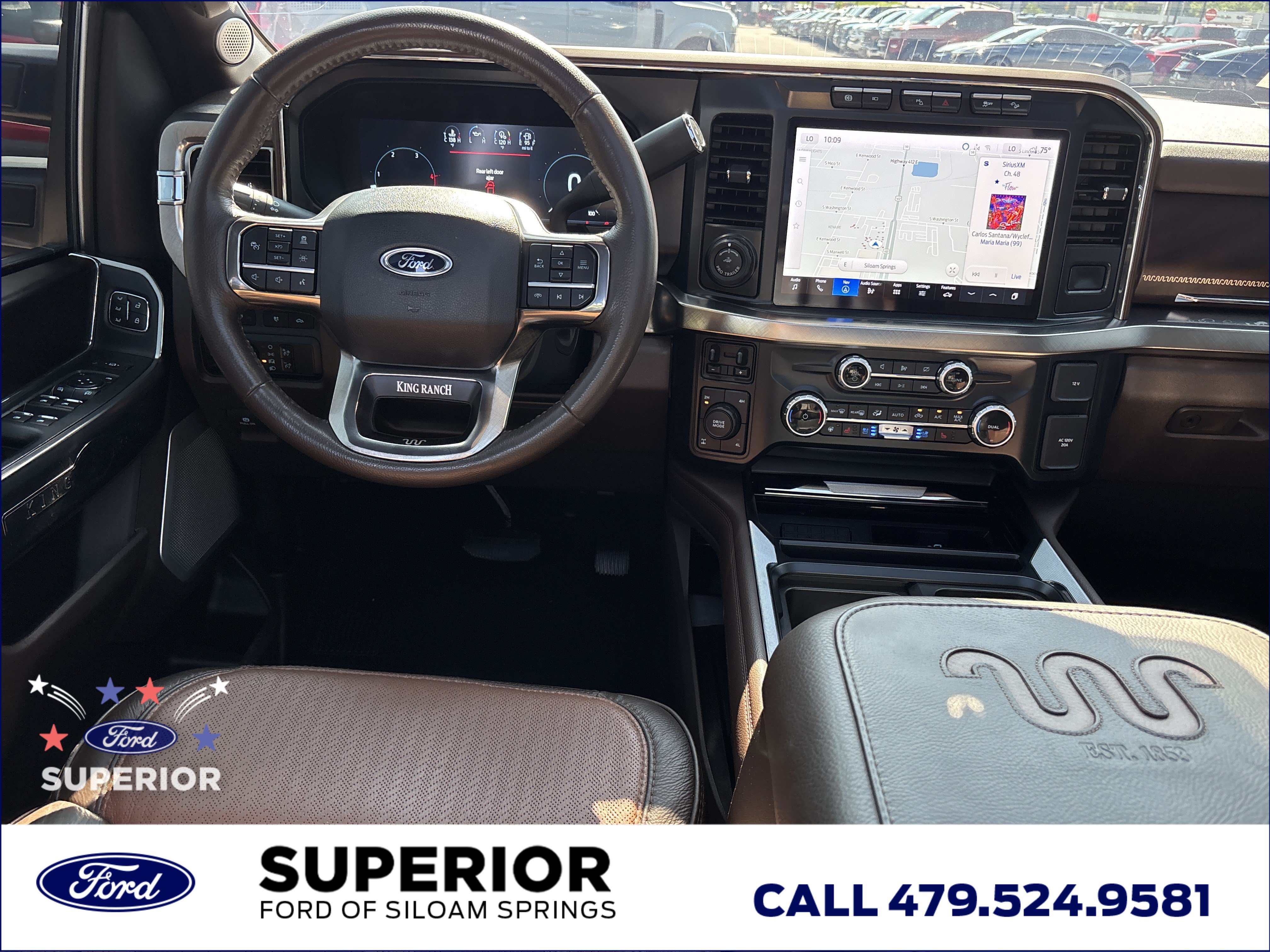 Used 2024 Antimatter Blue Metallic Ford King Ranch CrewCab 4WD image 23