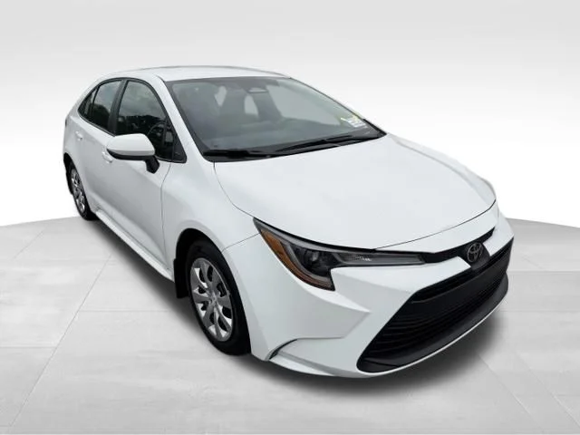 Used 2025 White Toyota LE image 2