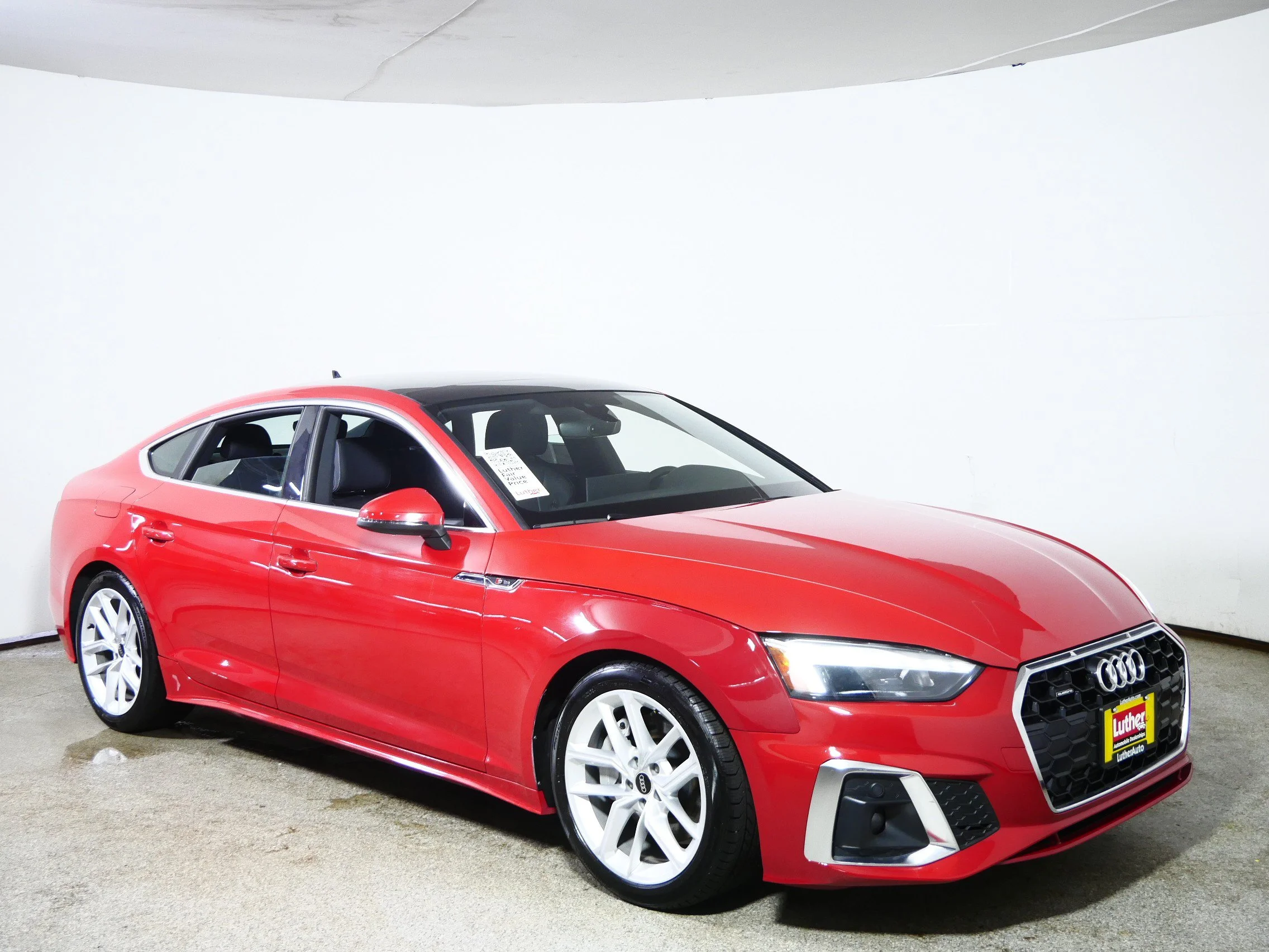 Used 2024 Progressive Red Metallic Audi S line Premium Plus image 1