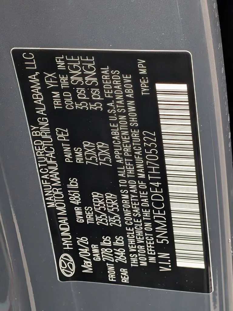 New 2026 Gray Hyundai Limited image 28