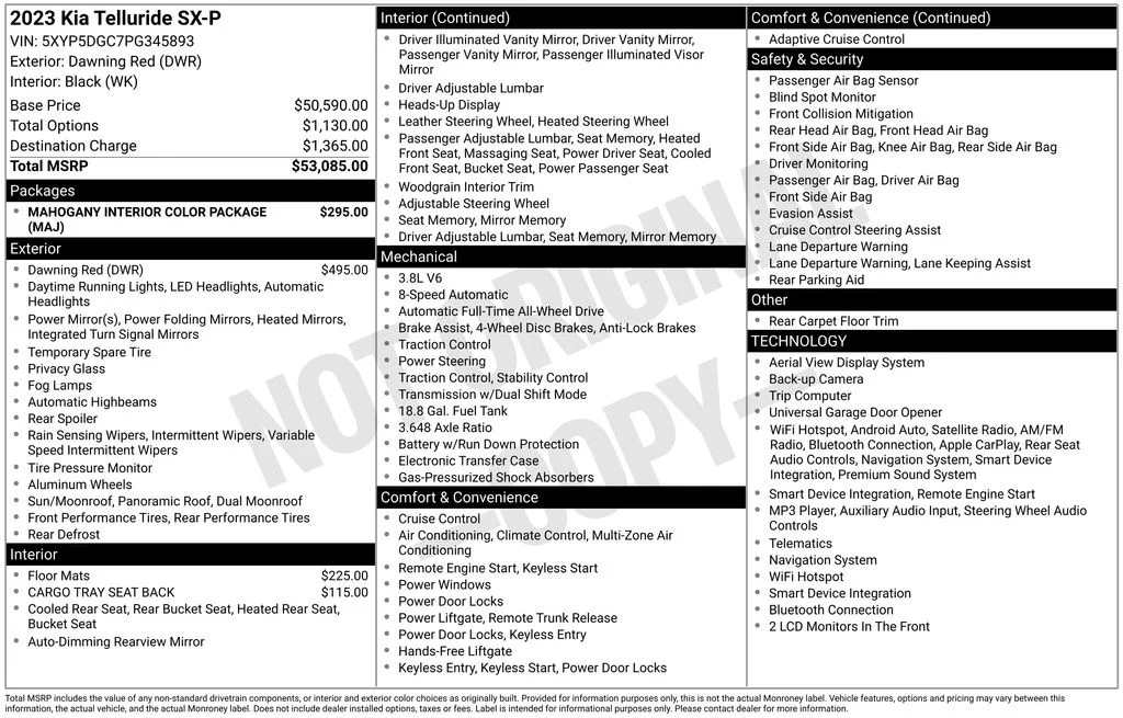 Used 2023 Red Kia SX-Prestige image 17