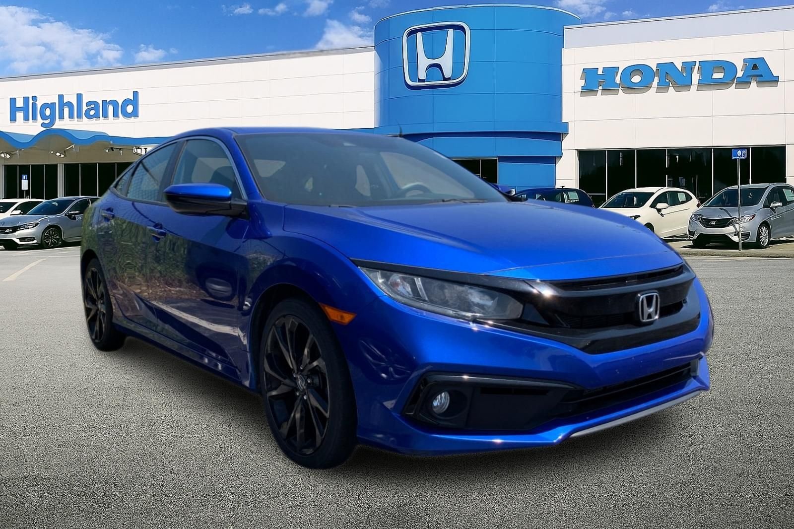 Certified Used 2019 Blue Honda Sport image 5