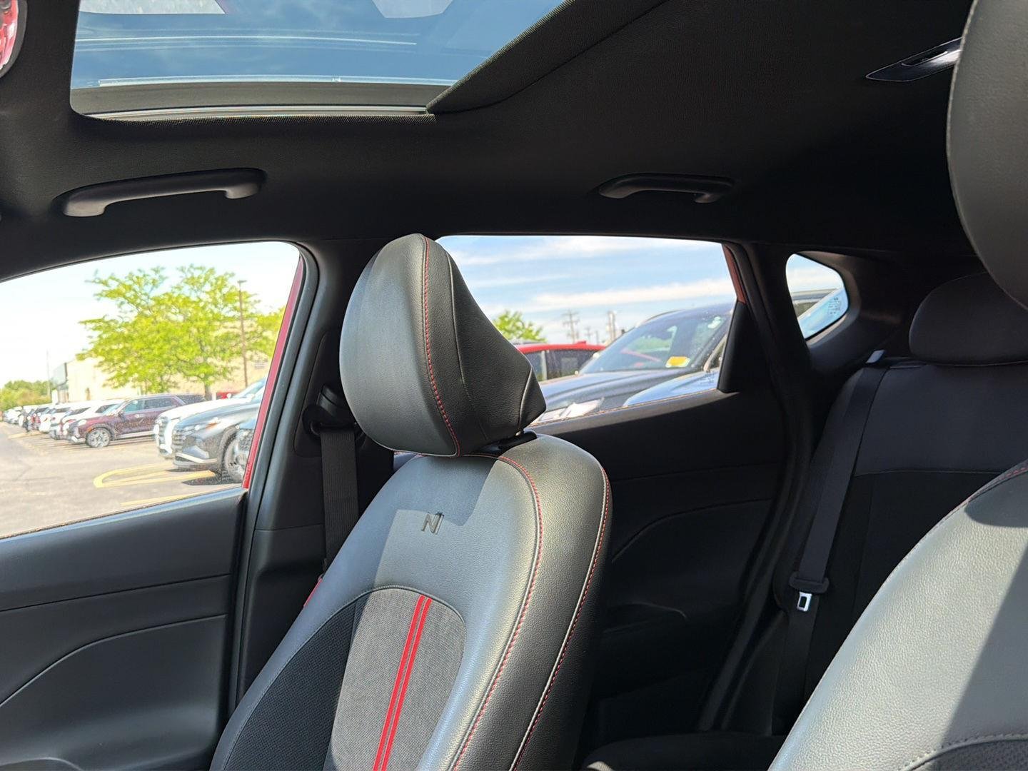 Used 2024 Ultimate Red Metallic w/Black Roof Hyundai N Line image 9