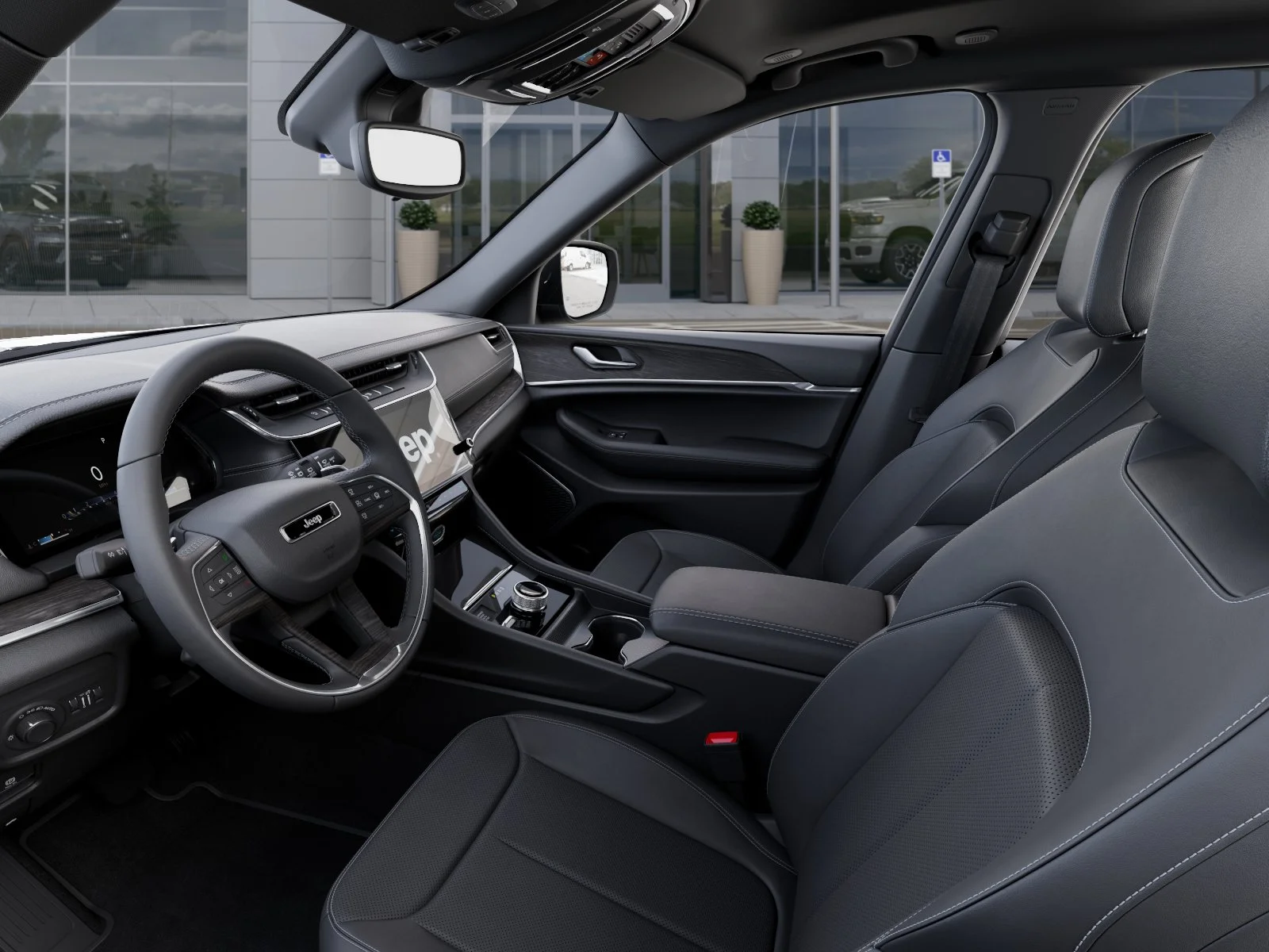 New 2026 Diamond Black Crystal Pearl-Coat Exterior Paint Jeep Limited Reserve image 48